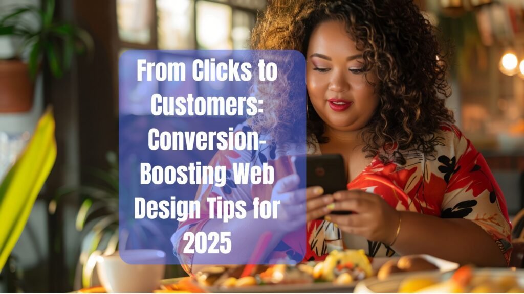 Modern website design layout focused on increasing conversions"